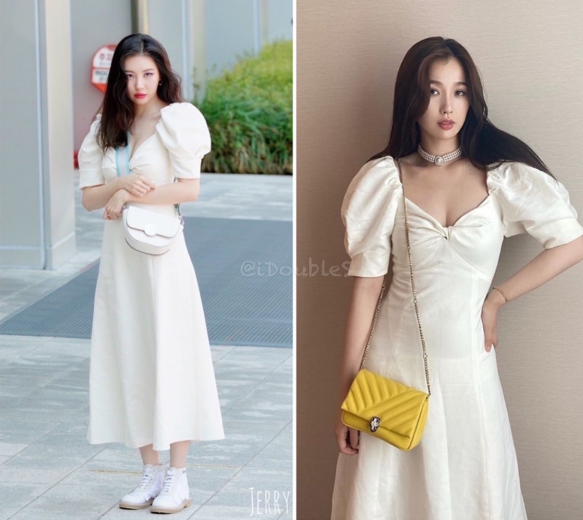Mỹ nữ Hàn - Trung 'bất phân thắng bại' khi 'đụng hàng' trang phục