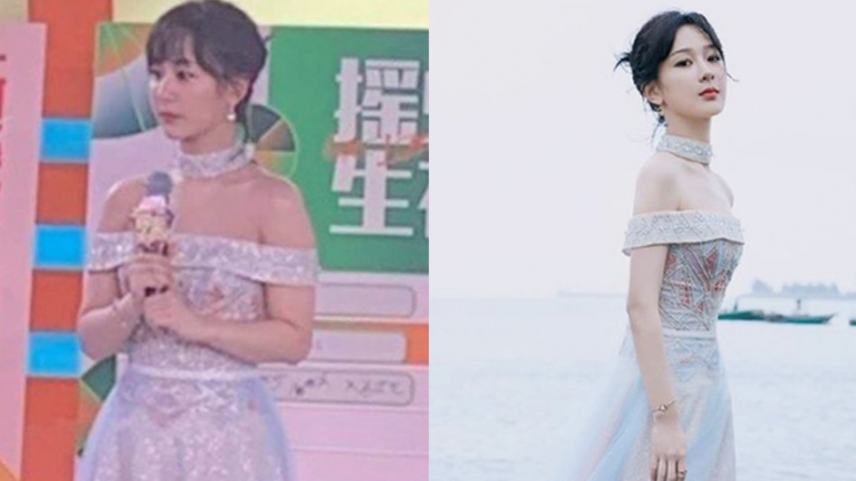 Dương Tử tăng cân vai thô vẫn mặc váy khoe vai, fan đòi thay stylist