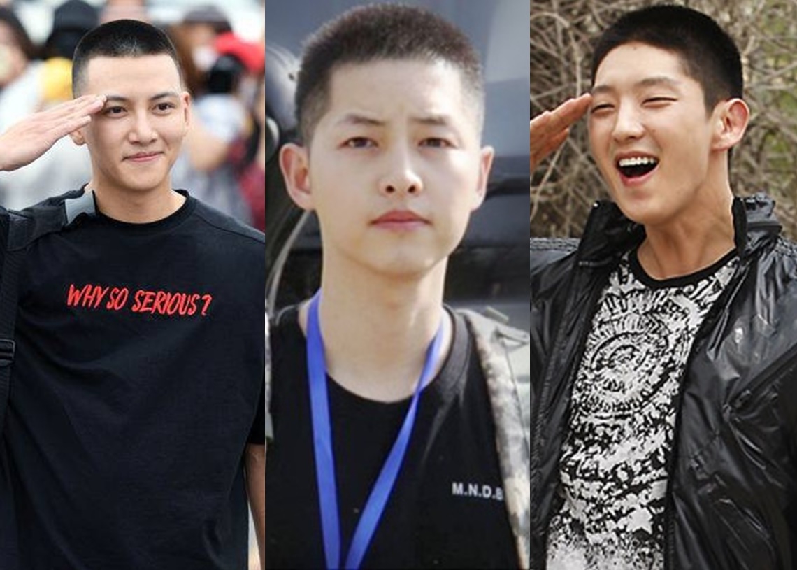 Song Joong Ki, Ji Chang Wook và loạt sao nam Hàn cạo trọc vẫn đẹp trai
