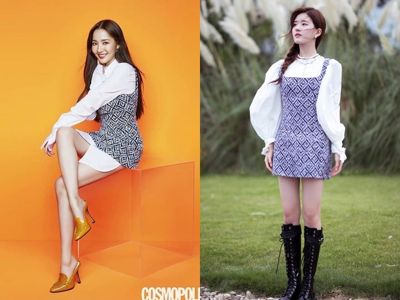 Suzy, Viên Băng Nghiên và dàn mỹ nhân Hoa - Hàn mặc chung trang phục