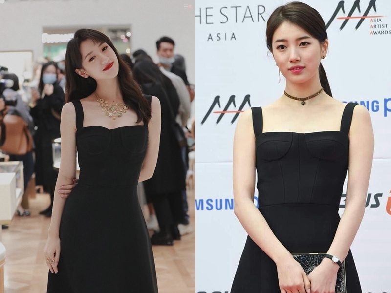 Suzy, Viên Băng Nghiên và dàn mỹ nhân Hoa - Hàn mặc chung trang phục