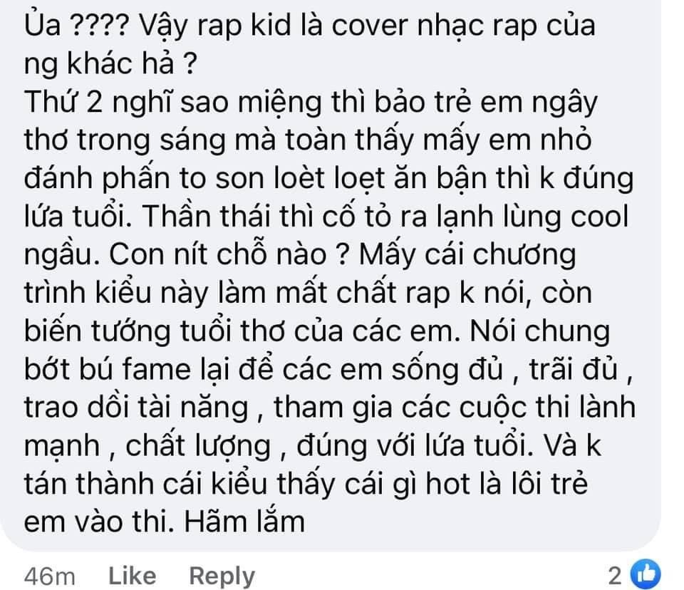 Rap Kids bị chỉ trích, nhà sản xuất đã lên tiếng