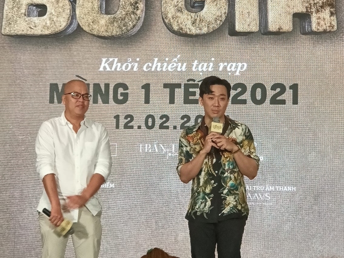 Trấn Thành khóc sướt mướt suốt họp báo Bố Già bản điện ảnh