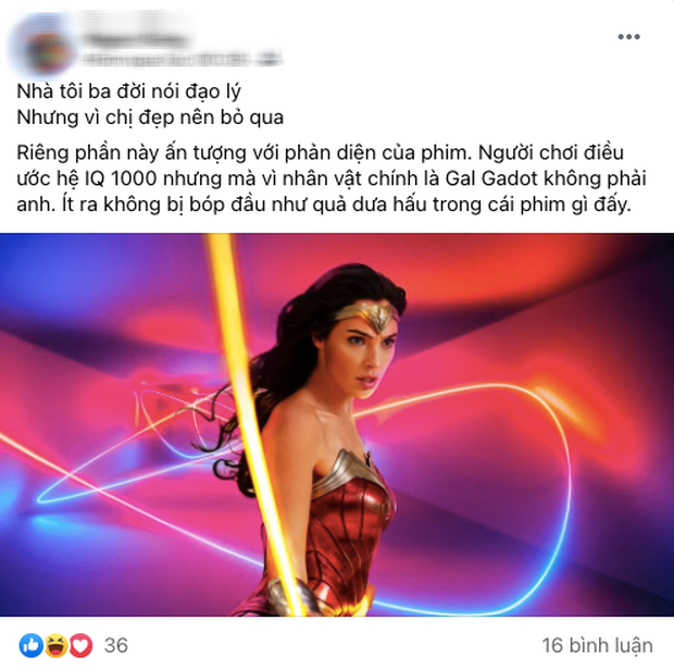 Wonder Woman 1984 bị netizen Việt chê bai vì vừa sến sẩm, vừa văn vở