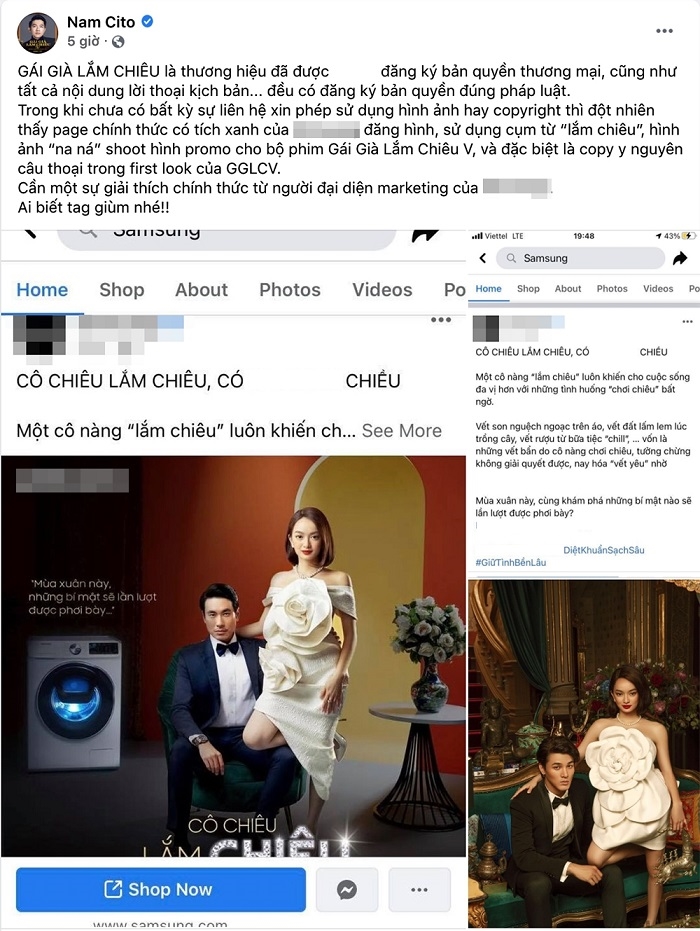 Đạo diễn Gái Già Lắm Chiêu V bức xúc vì bị nhãn hàng lớn 'đạo' poster