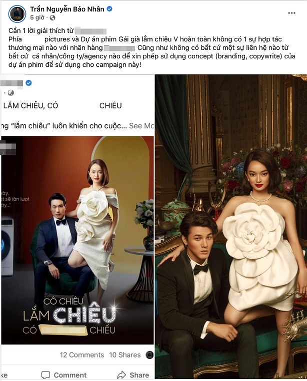 Đạo diễn Gái Già Lắm Chiêu V bức xúc vì bị nhãn hàng lớn 'đạo' poster