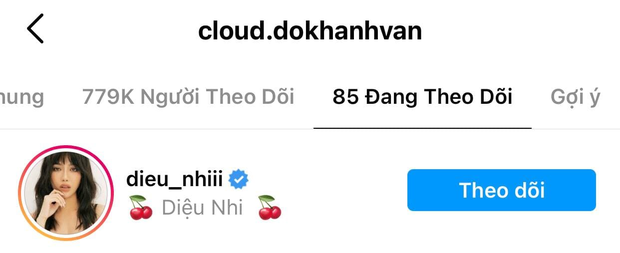 Khánh Vân chỉ theo dõi 2 người trong hội chị em Sao Nhập Ngũ