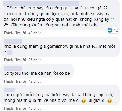 Khánh Vân: 'Đồng chí Long hay lớn tiếng quát nạt'