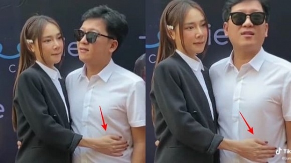 Nhã Phương lộ tay gầy guộc, thân hình mỏng dính