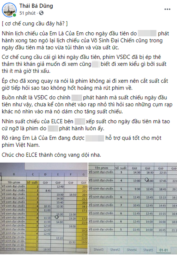 Đạo diễn Võ Sinh Đại Chiến ghen tị với phim của Ngô Kiến Huy