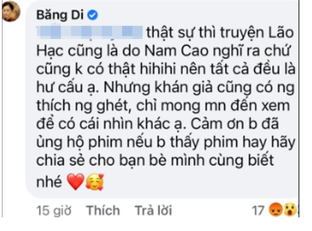 Băng Di bị sụp đổ hình ảnh chỉ vì phát ngôn 'thiếu muối' về Lão Hạc