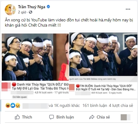 Hoài Linh, Thúy Nga và loạt nghệ sĩ từng bị tung tin đồn qua đời