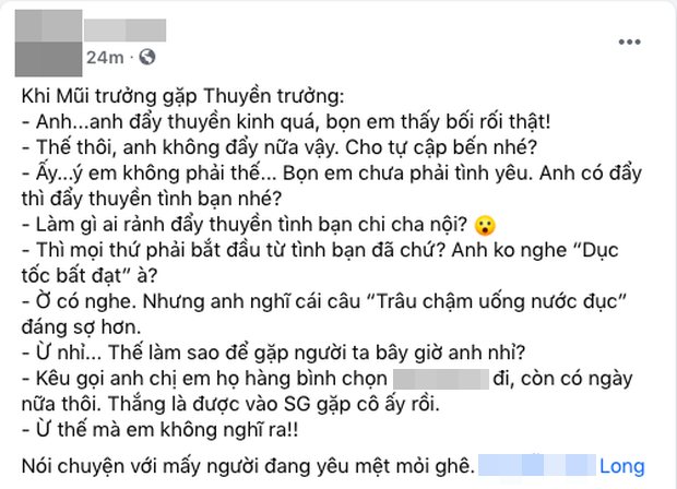 Mũi trưởng Long bị đồng đội tiết lộ thích Hậu Hoàng nhưng không nói
