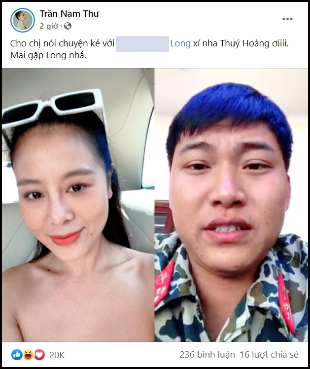 Mũi trưởng Long bị đồng đội tiết lộ thích Hậu Hoàng nhưng không nói