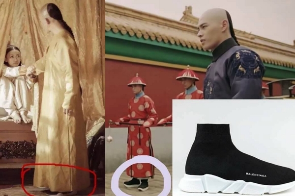 'Sạn' giày dép hiện đại xuyên không về quá khứ trong phim châu Á