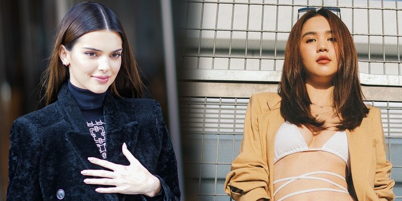 Ngọc Trinh "sao y bản chính" Kendall Jenner từ trang phục đến tạo dáng