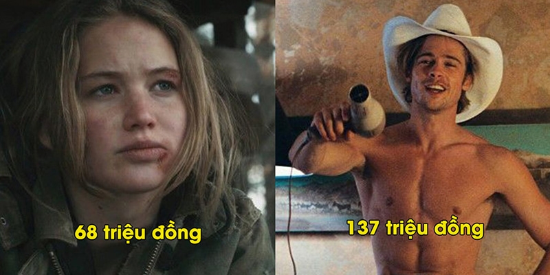 Jennifer Lawrence và sao Hollywood nhận bao tiền cho vai diễn đổi đời?