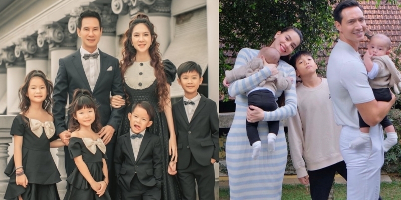 Những gia đình sao Việt đông con nhất showbiz
