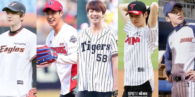 Jungkook và loạt Idol Kpop nổi bật trong bộ đồng phục bóng chày