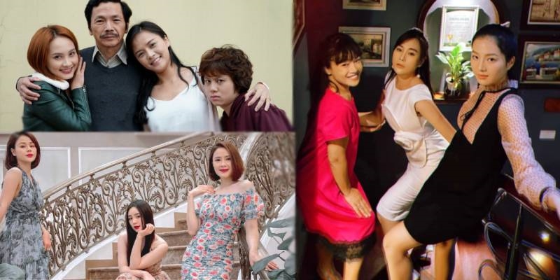 Những gia đình "toàn mỹ nhân" cực đáng nhớ của màn ảnh Việt