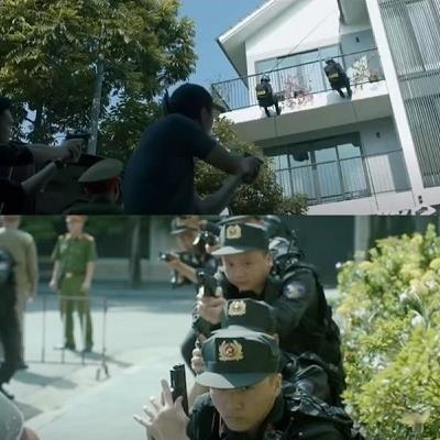 Đội phản ứng nhanh SWAT trong Mặt Nạ Gương có kém gì phim TVB đâu