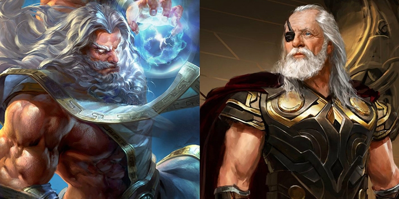Odin và Zeus đối đầu, ai sẽ là người giành chiến thắng?