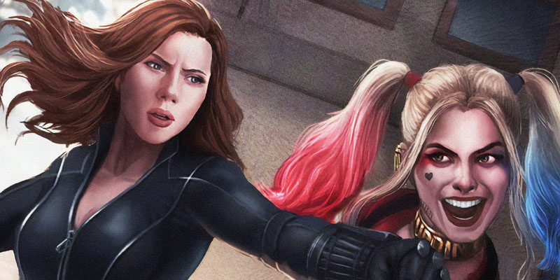 So kè sức mạnh của Harley Quinn và Black Widow: Kết quả gây bất ngờ