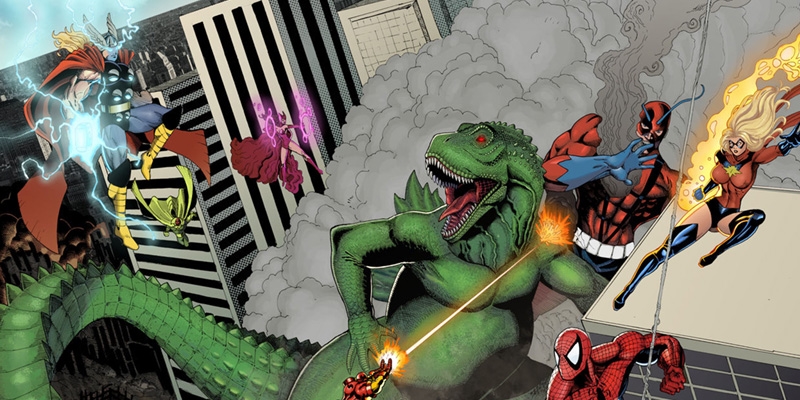 Bạn có biết: Godzilla từng giao chiến với Avengers và Fantastic Four