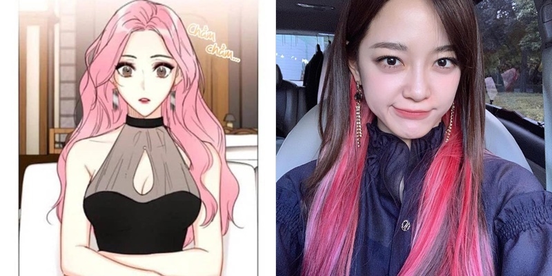Lộ tạo hình Shin Ha Ri tóc hồng hệt nguyên tác của Hẹn Hò Chốn Công Sở