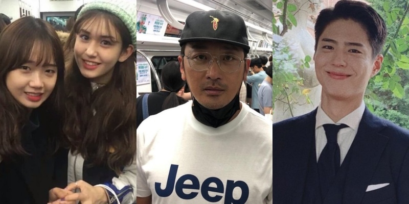 Sao Hàn mê đi tàu điện ngầm: G-Dragon - Park Bo Gum bị fan bắt gặp
