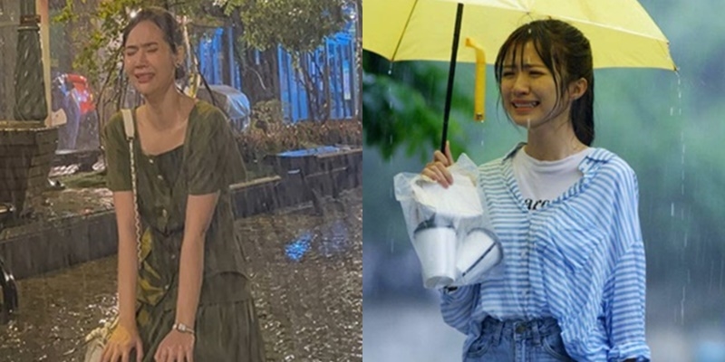 Công thức lên đồ chung của mỹ nhân Việt khi quay cảnh khóc trong mưa