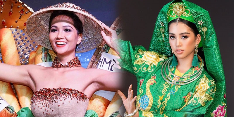 Muôn vạn kiểu trang phục dân tộc Việt ở đấu trường nhan sắc quốc tế