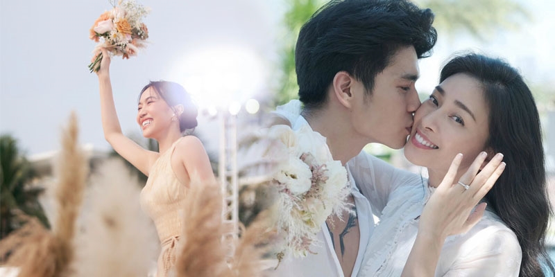 Diệu Nhi và dàn sao Việt bắt hoa cưới từ đồng nghiệp