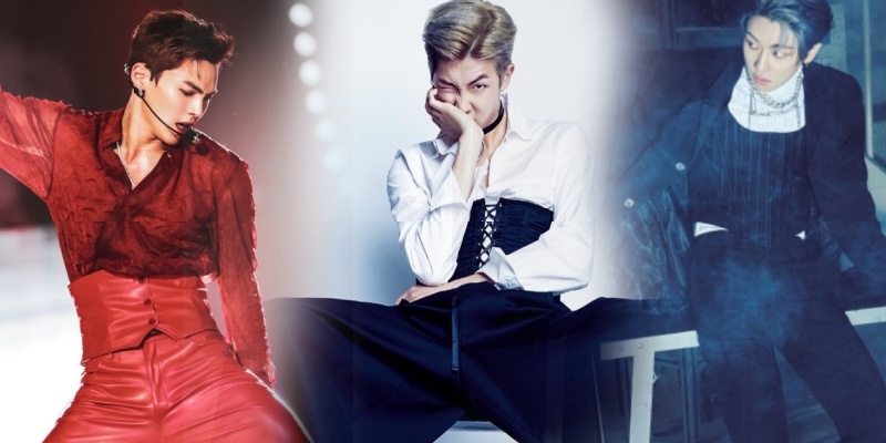 RM (BTS), Jackson (GOT7) cùng loạt idol chinh phục corset thành công