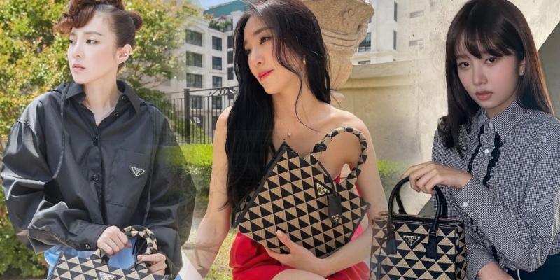 Dàn mỹ nữ Hàn khi xách túi Prada Symbole: Bona quá đỗi xinh đẹp