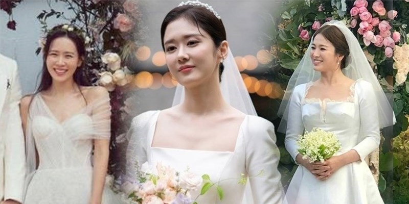Jang Nara và các mỹ nữ Hàn tỏa sáng với váy cưới đơn giản