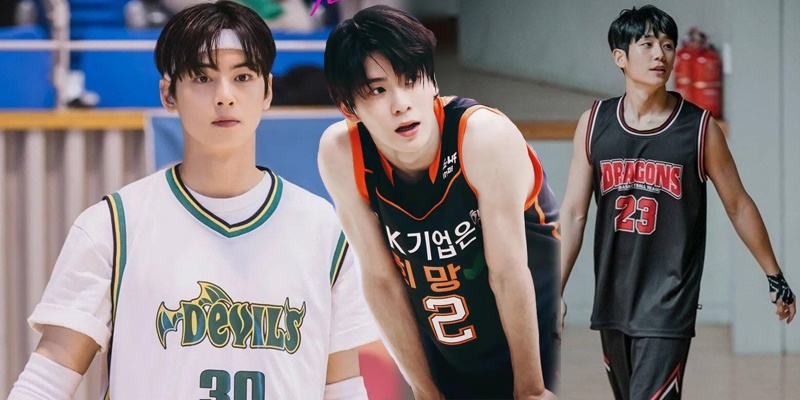 Minho và dàn nam thần xứ Hàn có visual bao ngầu khi chơi bóng rổ 