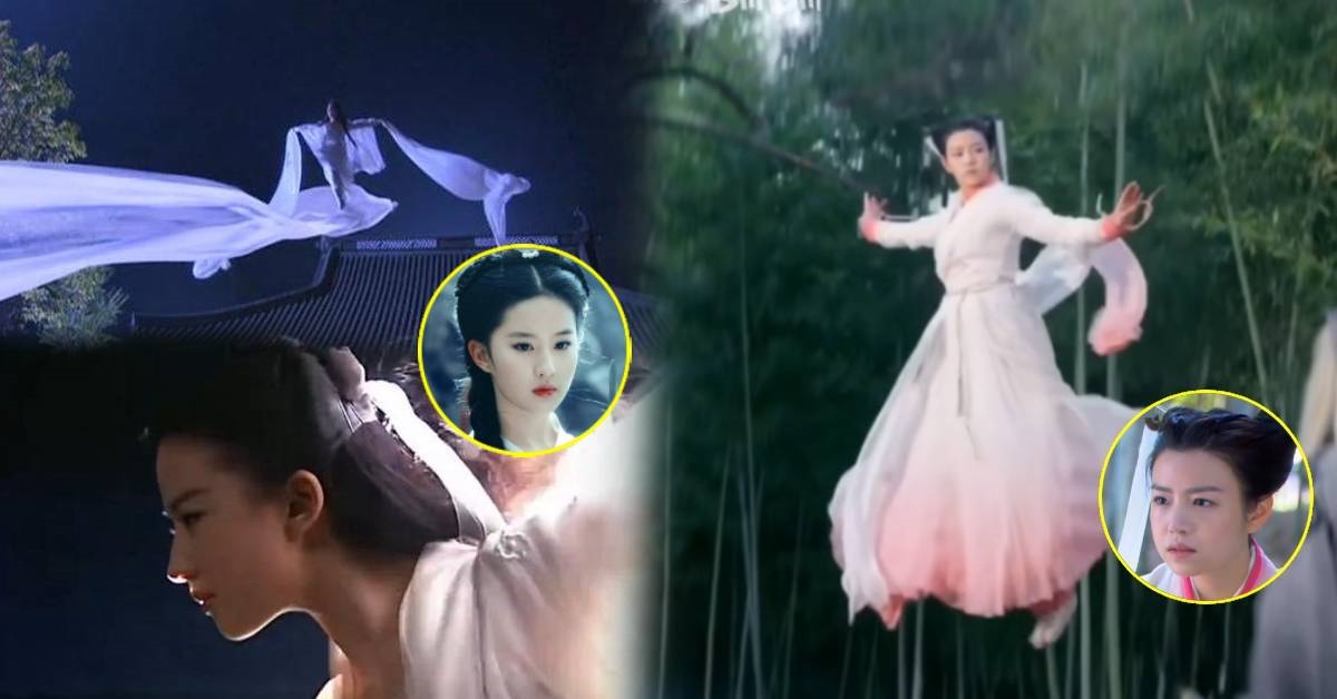 Thần Điêu Đại Hiệp So kè cảnh Tiểu Long Nữ xuất hiện ở các phiên bản