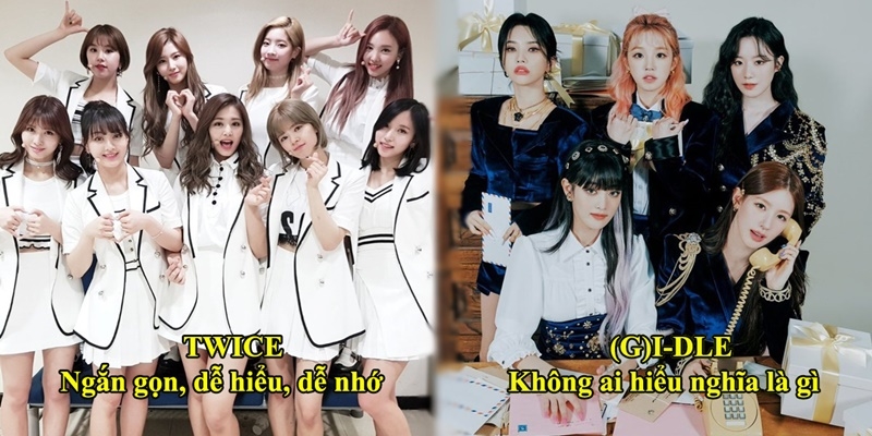 6 nhóm Kpop có tên khai sinh độc đáo: (G)I-DLE đúng là "cạn lời"  