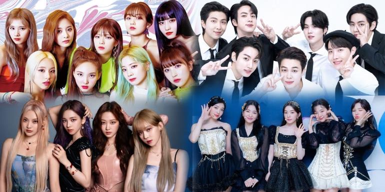 10 nhóm nhạc Kpop được nữ giới yêu thích nhất 2022 theo bình chọn