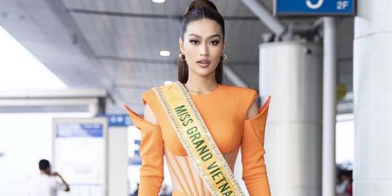 Hoa hậu Thiên Ân và dàn mỹ nhân đi thi quốc tế gấp gáp nhất Vbiz