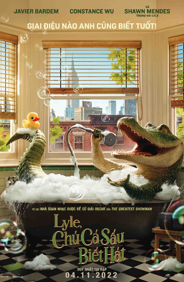 Lyle, Chú Cá Sấu Biết Hát: Âm nhạc là điểm nhấn của phim