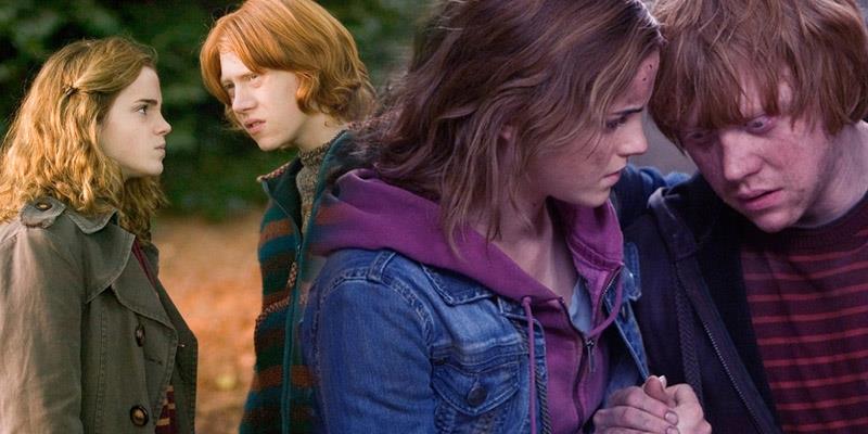 Những lý do khiến Hermione chọn Ron thay vì Harry Potter